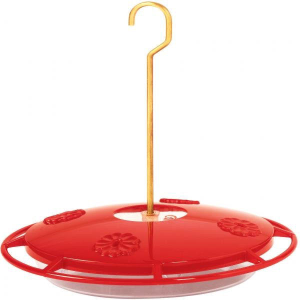 hummingbird saucer feeder with brass hanger