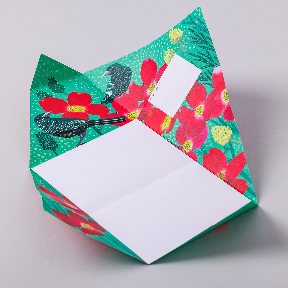 Thumbnail: unfolded stationery