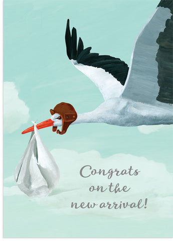 New Baby Congratulations - Single Notecard