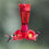 Thumbnail: Perky Pet Pinch Waist Red Glass Hummingbird Feeder 8 oz