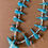 Thumbnail: Hand-carved turquoise hummingbirds strung with white heishi necklace