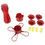 Thumbnail: Perky Pet Pinch Waist Red Glass Hummingbird Feeder 8 oz