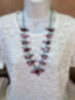 Thumbnail: hand carved hummingbird fetish necklace