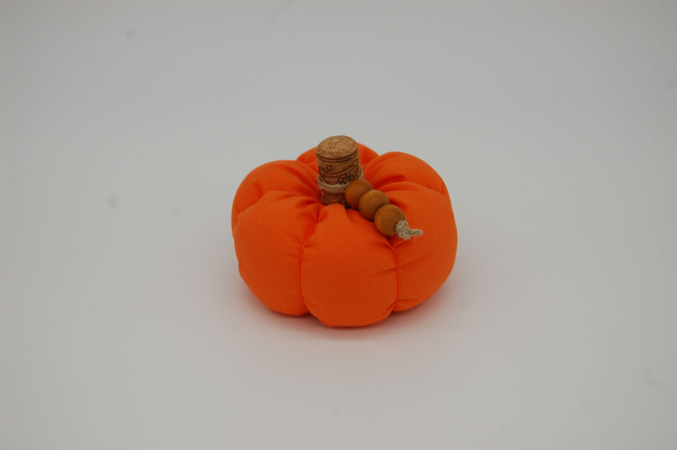 Thumbnail: Autumn Fall Collection, Small Fabric Pumpkins