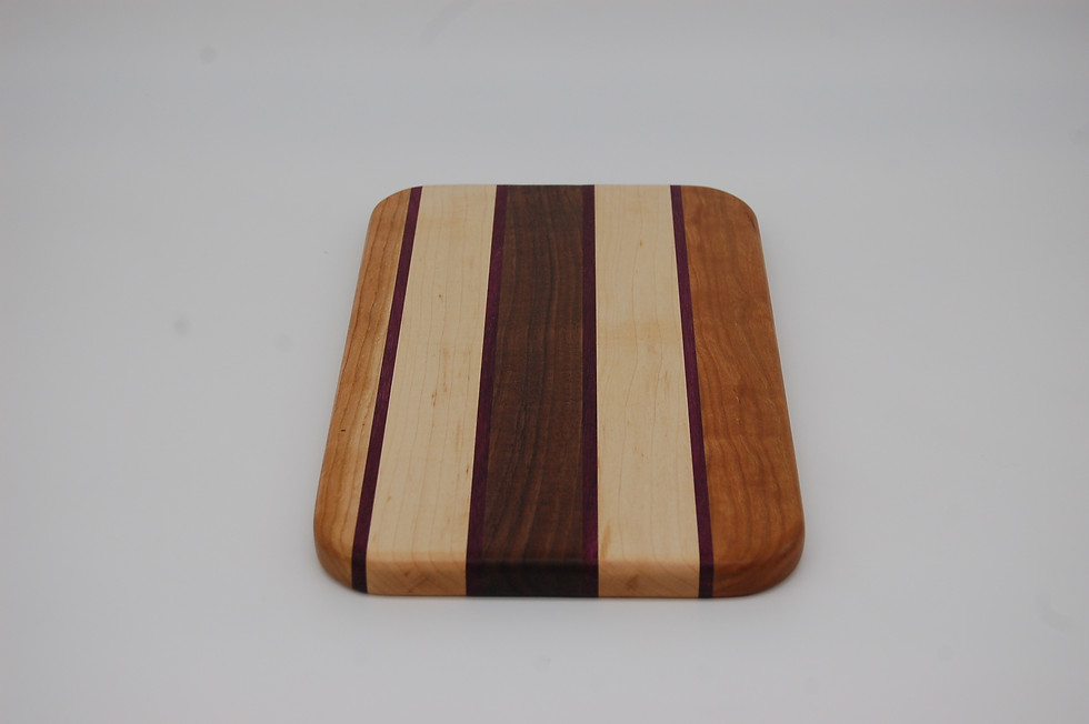 Thumbnail: Sunset Stripe, Small Serving/Cutting Board, Face Grain