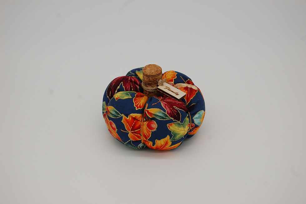 Thumbnail: Autumn Fall Collection, Small Fabric Pumpkins