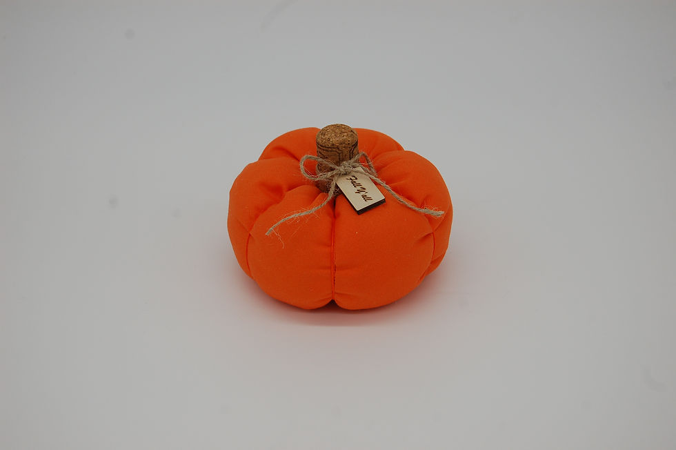 Thumbnail: Autumn Fall Collection, Small Fabric Pumpkins