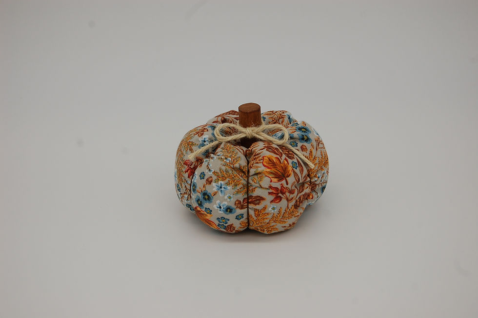 Thumbnail: Autumn Fall Collection, Small Fabric Pumpkins