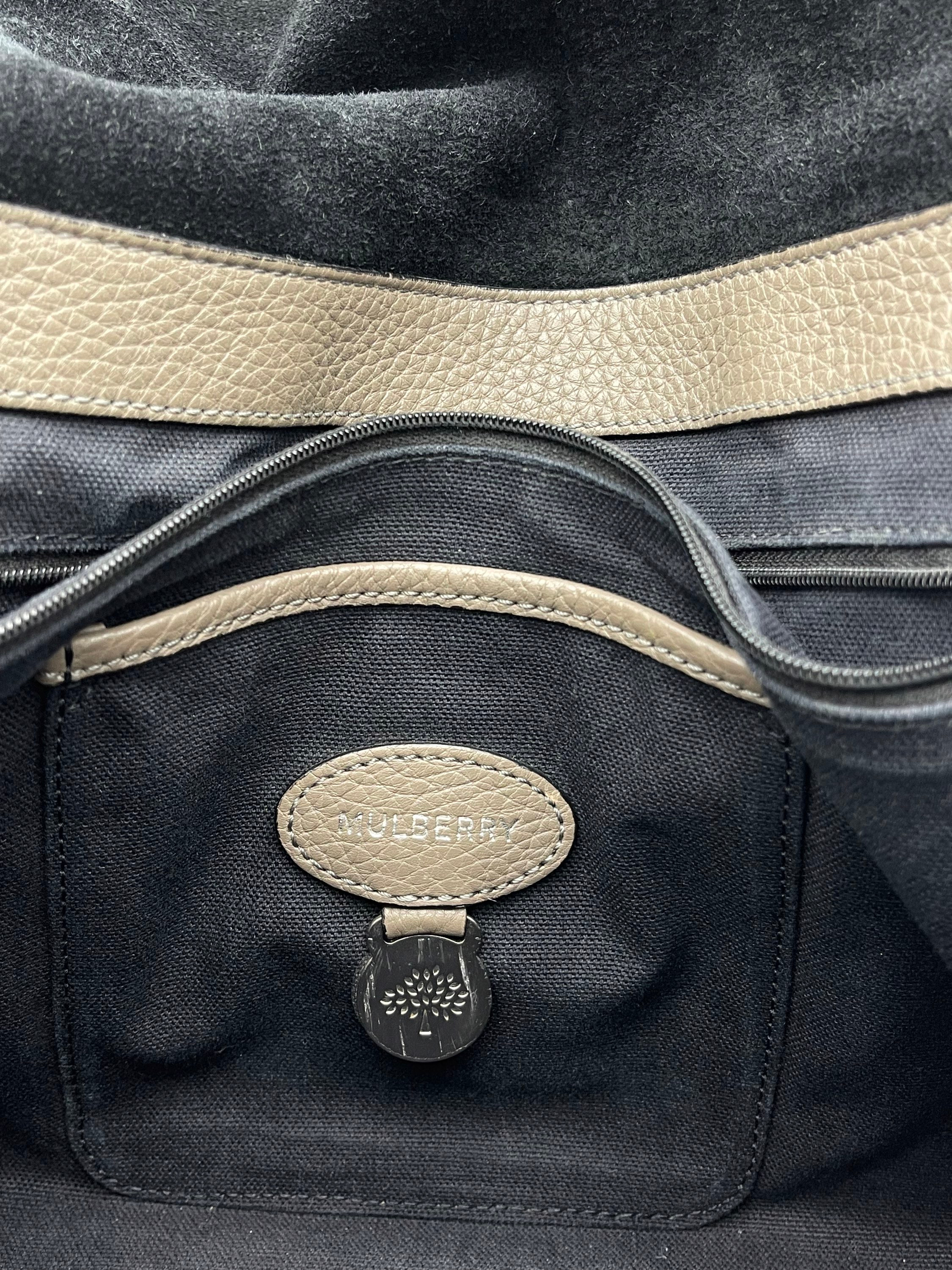 Mulberry Natural Calfskin Briefcase Grey image 7
