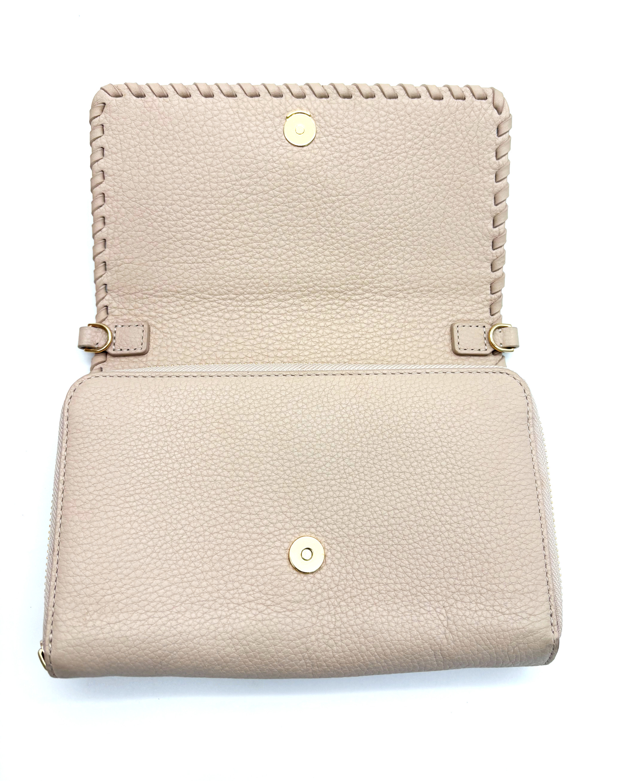 Tory Burch Whipstich Wallet On Chain image 6