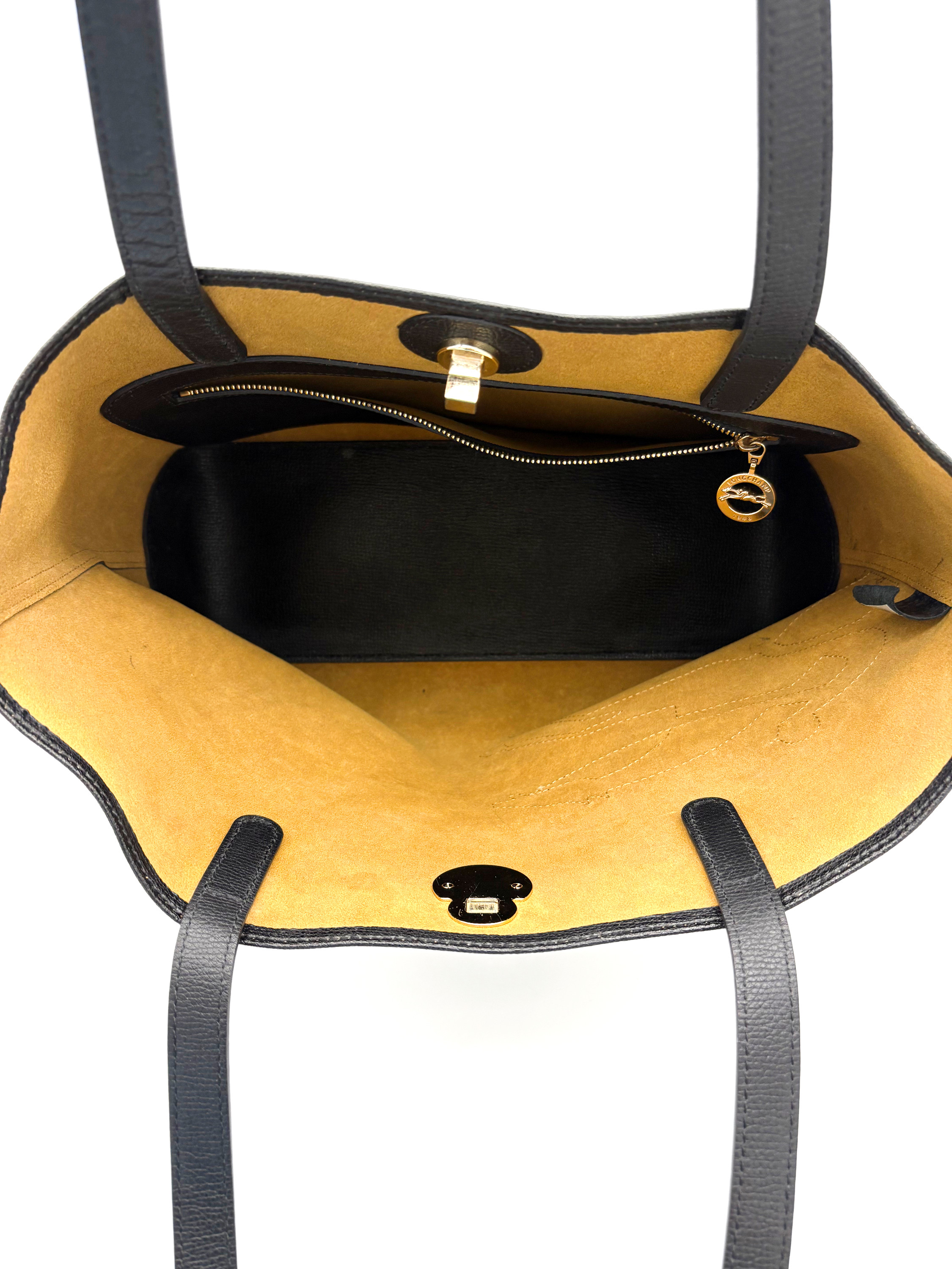Longchamp Leather Heritage Tote image 8