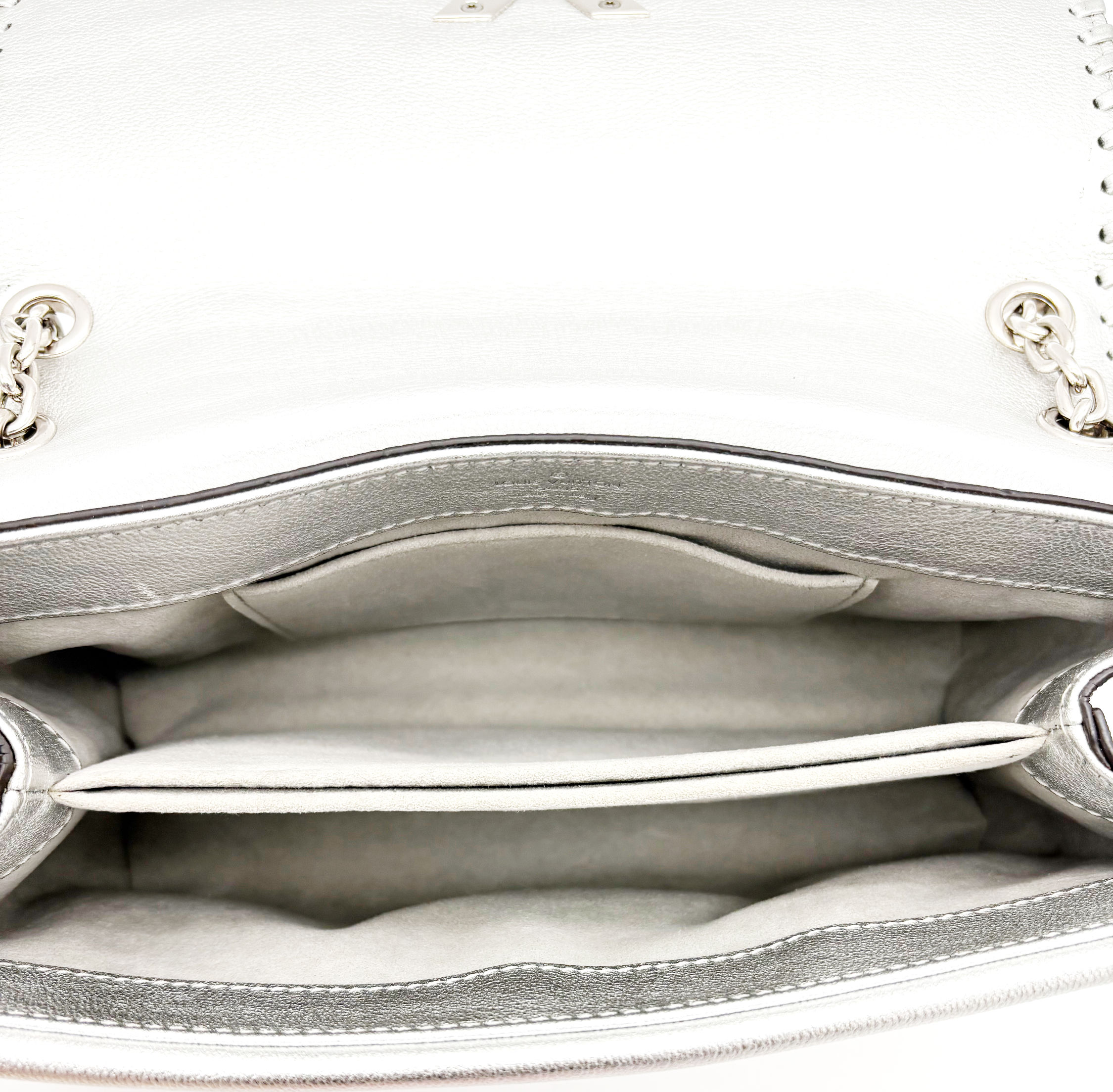 Louis Vuitton Very Chain Bag Plum Ecume Metallic Cuir Leather | Chain Strap