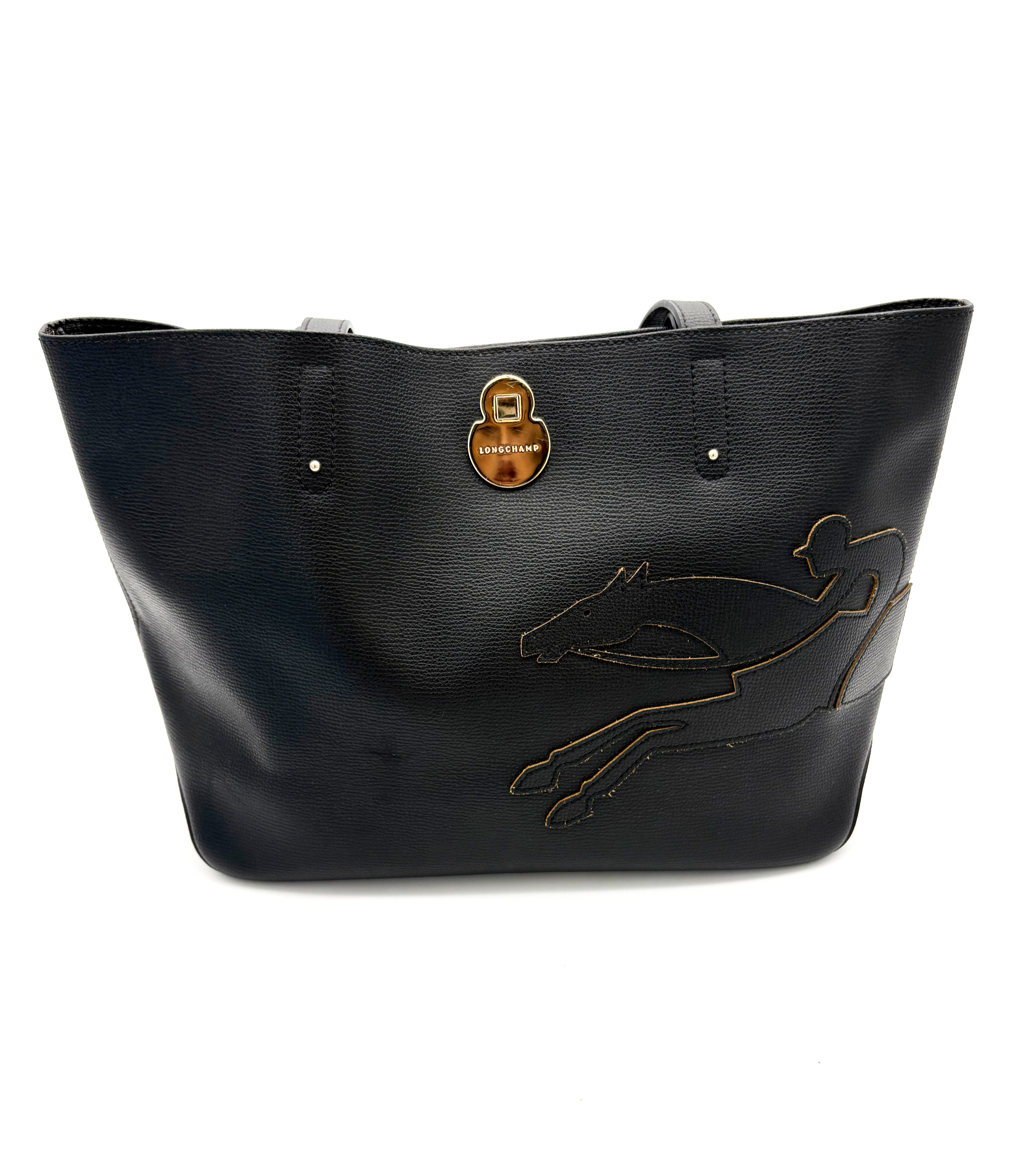 Longchamp Leather Heritage Tote image 3
