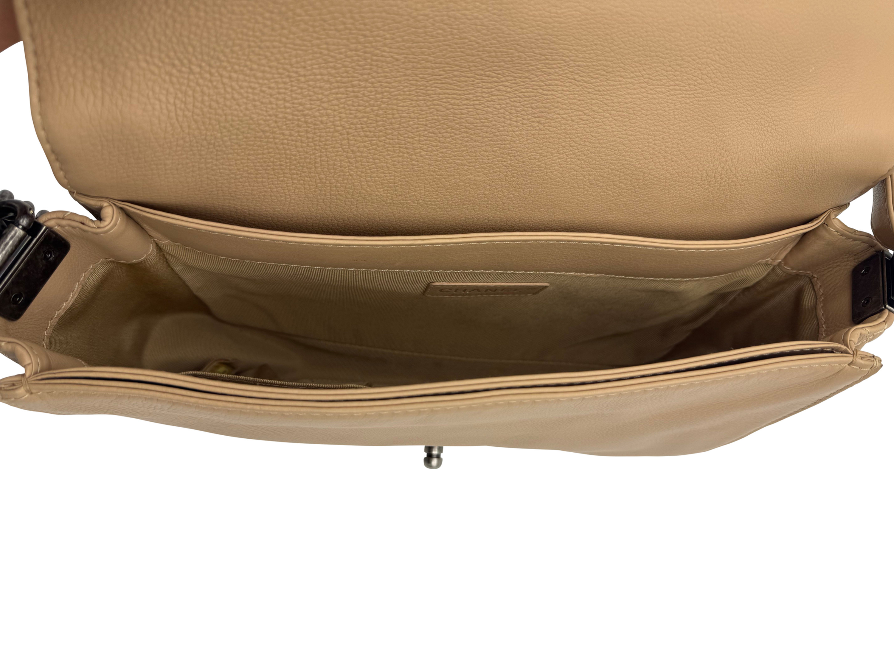 Chanel Medium Le Boy Reversible Flap Bag Beige image 6