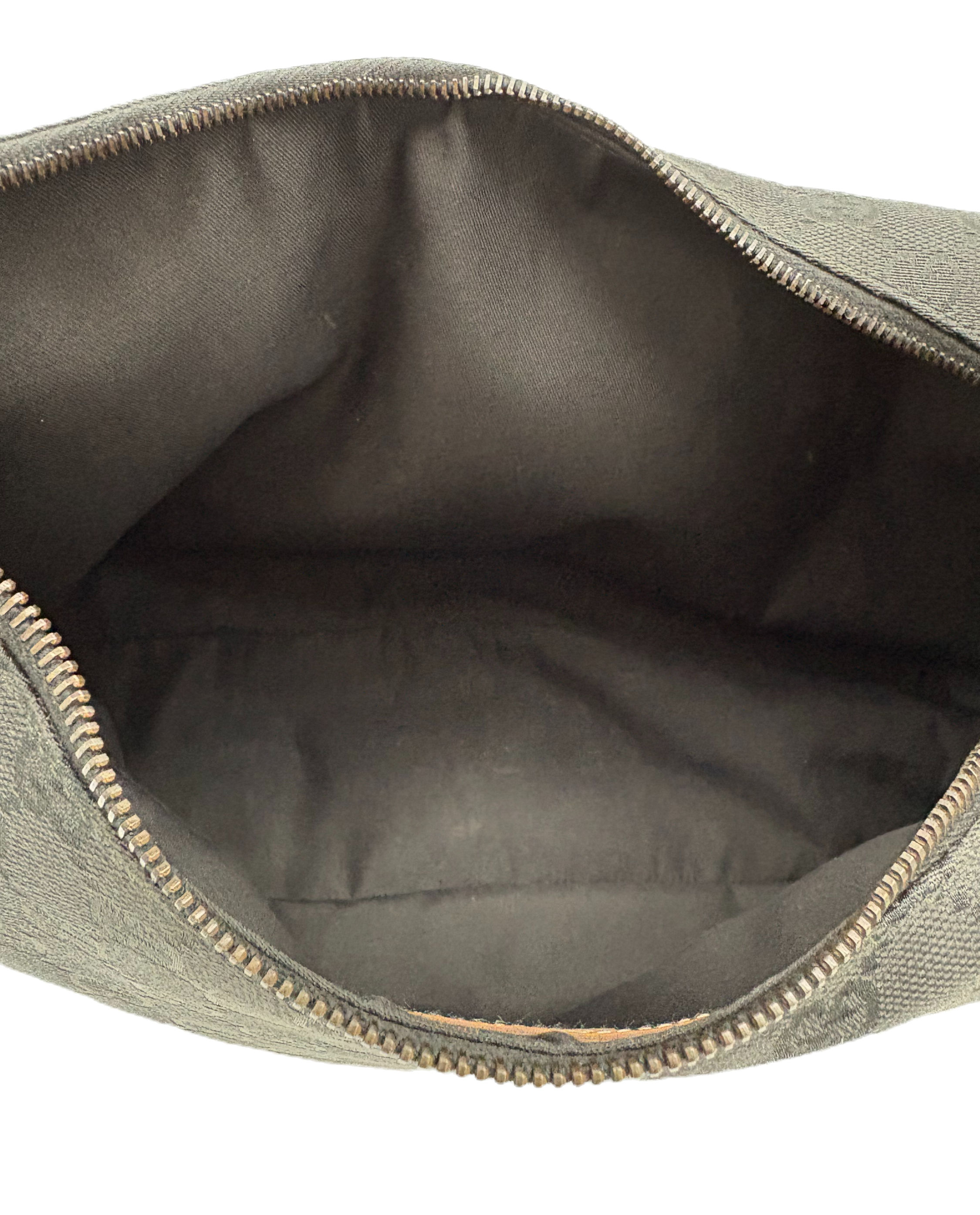 Gucci GG Canvas Horsebit Shoulder Bag