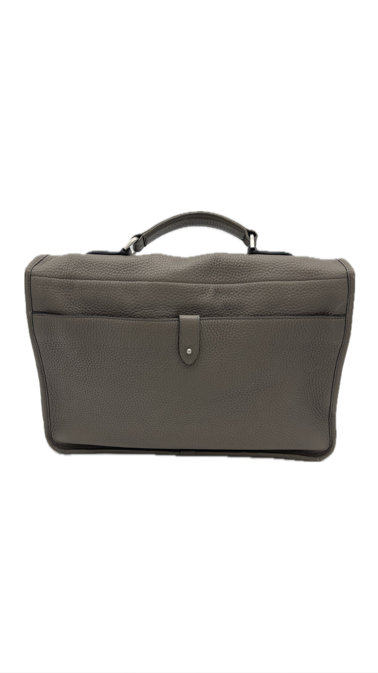 Mulberry Natural Calfskin Briefcase Grey image 2