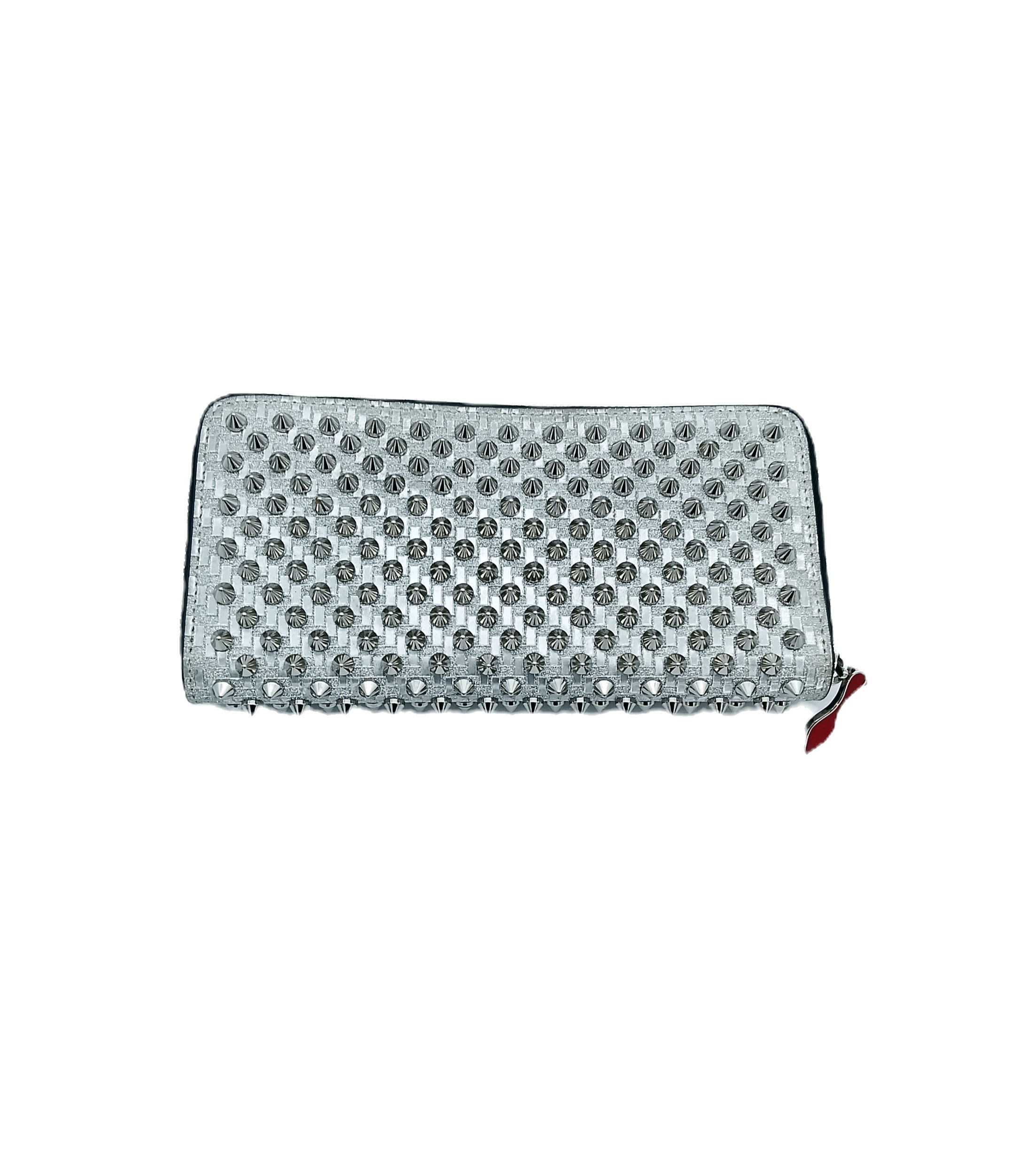 Christian Louboutin Panettone Studded Zip Wallet 