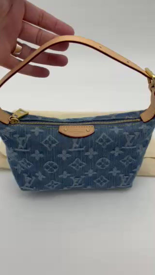 Thumbnail: Pre-loved Louis Vuitton Denim Hills Pochette