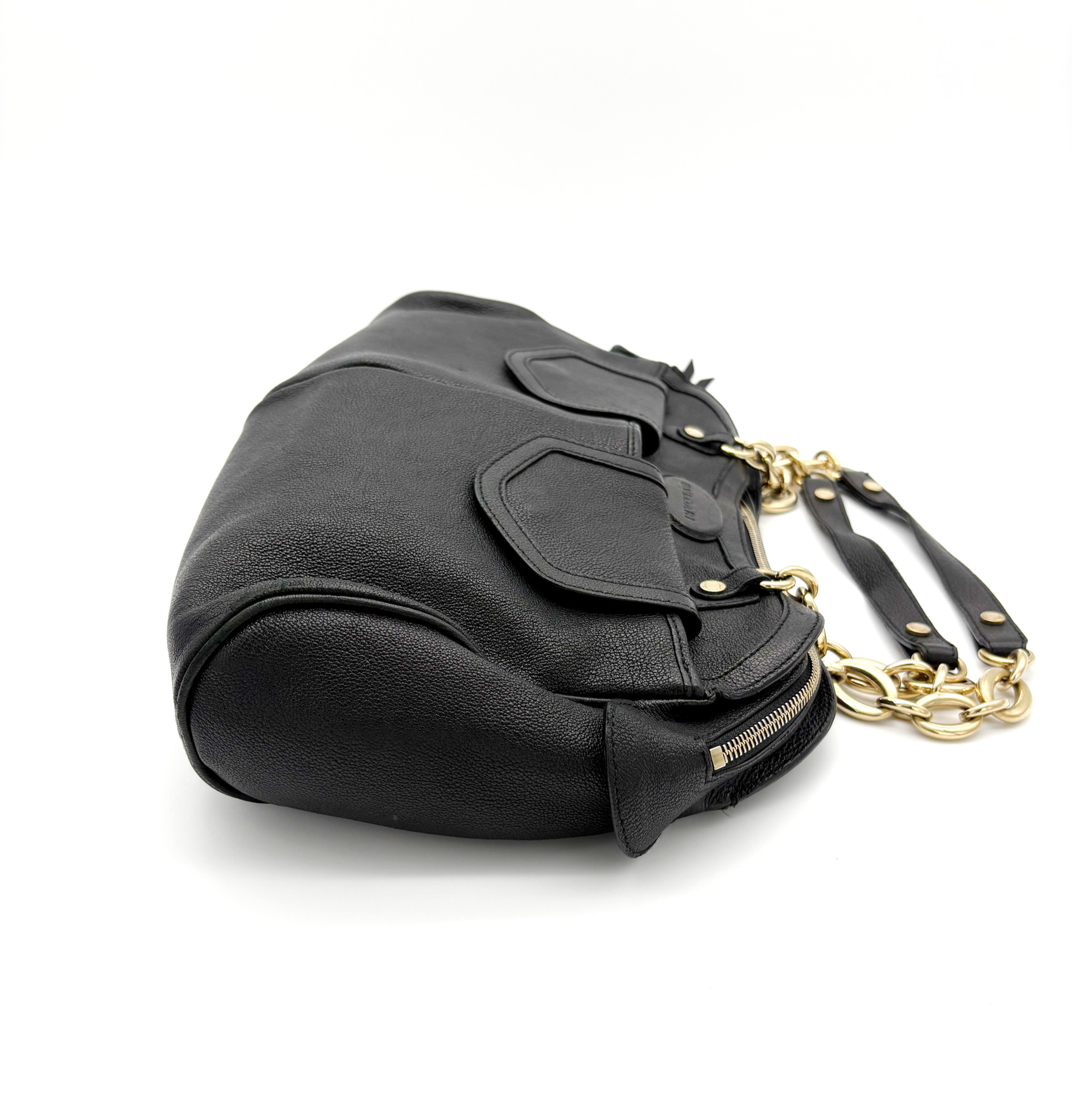 Bvlgari Black Leather Handbag image 4