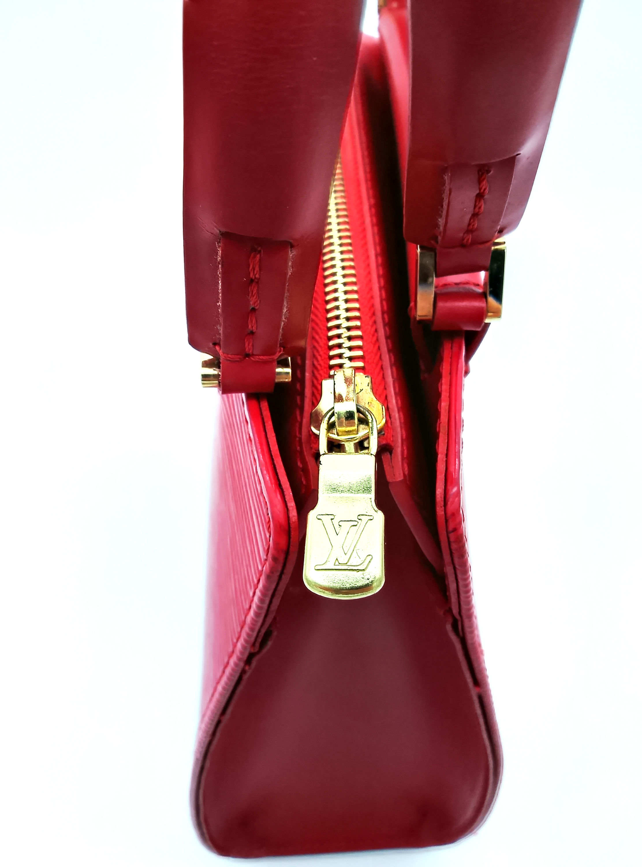 Louis Vuitton Figari PM Tote   Castilian Red Epi Leather | Model M5201E