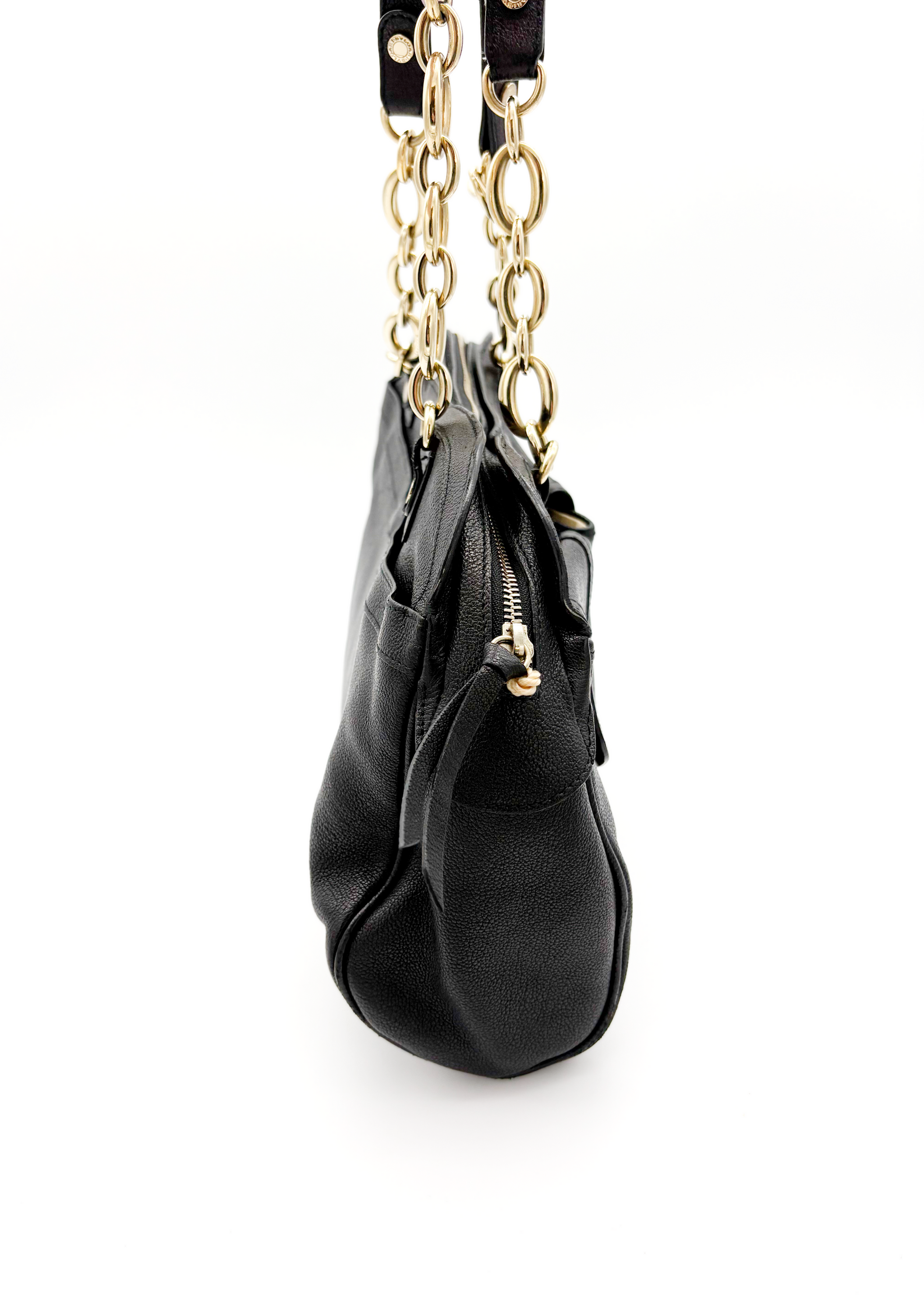 Bvlgari Black Leather Handbag image 6