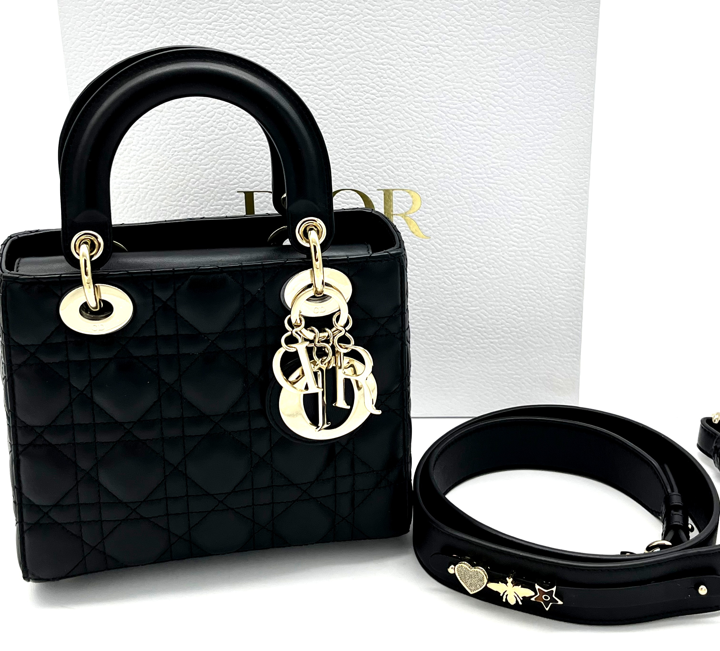 Christian Dior Lady Dior Small Lambskin — pre-loved Christian Dior at The Handbag Room Australia