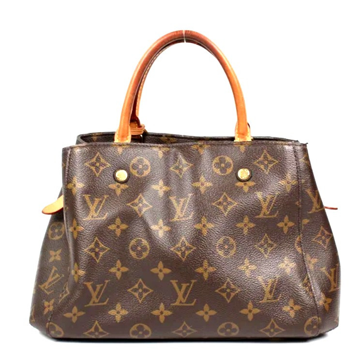Louis Vuitton Montaigne MM Brown — pre-loved Louis Vuitton at The Handbag Room Australia