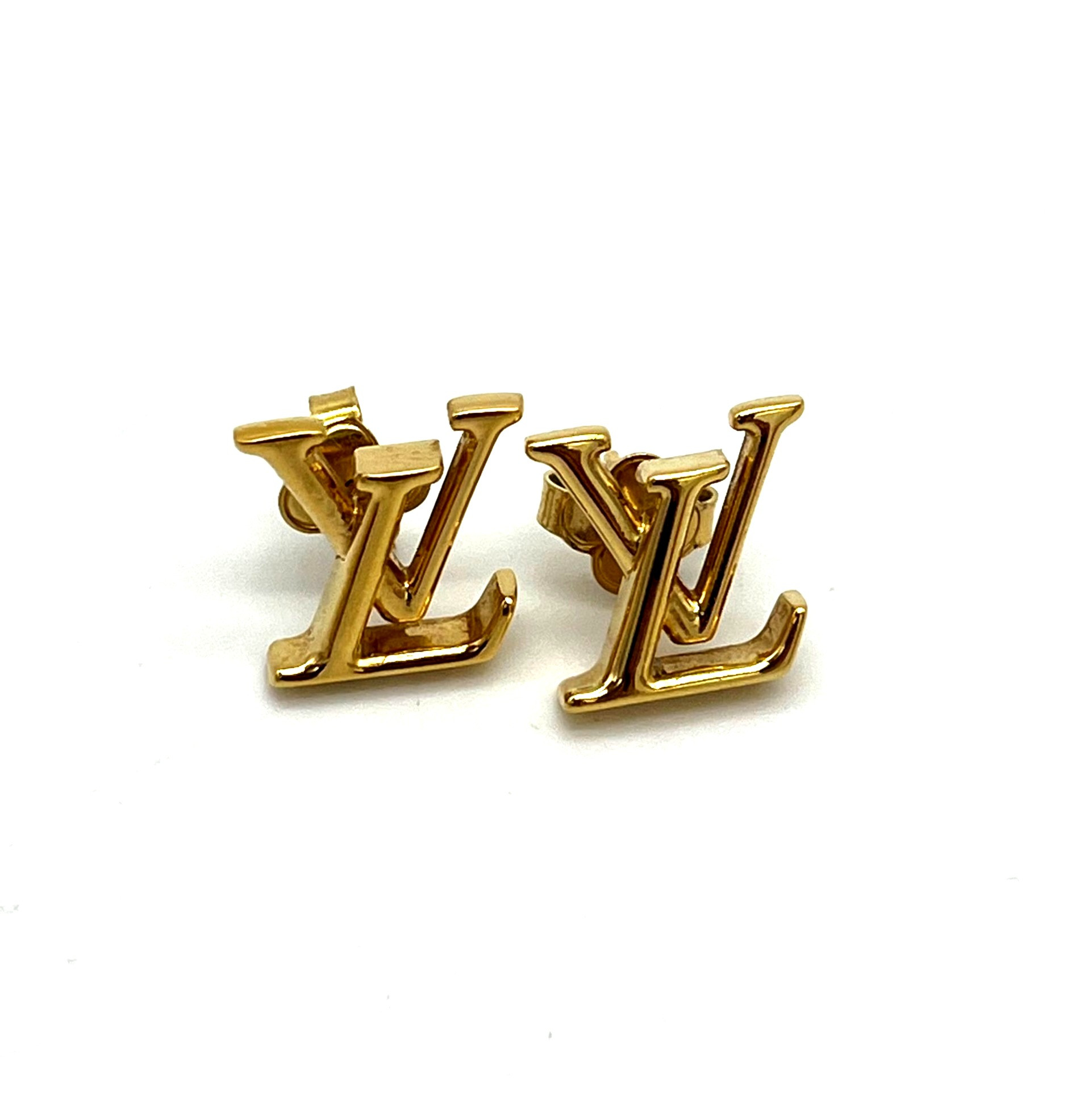 Louis Vuitton LV Macrow Earrings — pre-loved Louis Vuitton at The Handbag Room Australia
