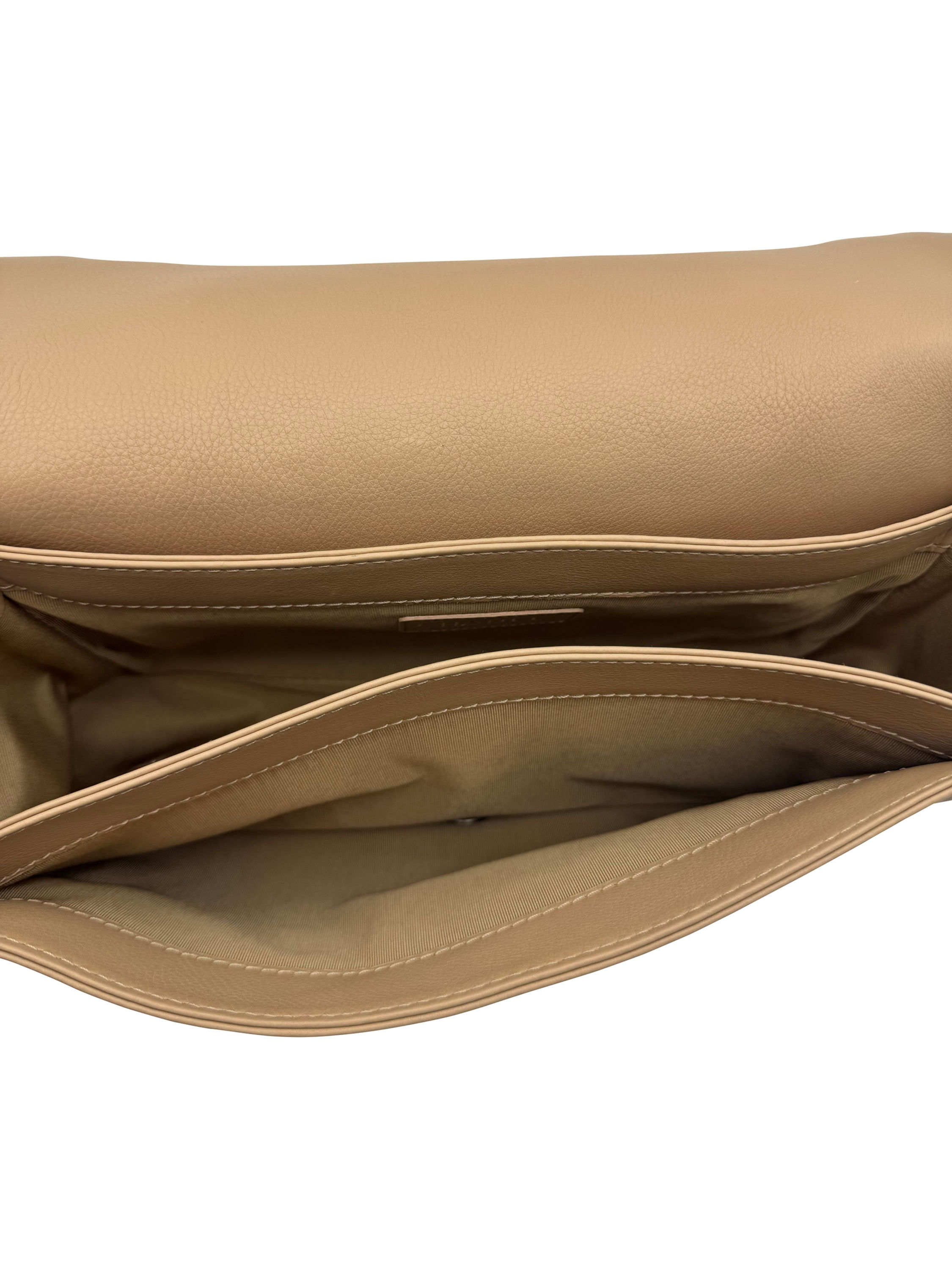 Chanel Medium Le Boy Reversible Flap Bag Beige
