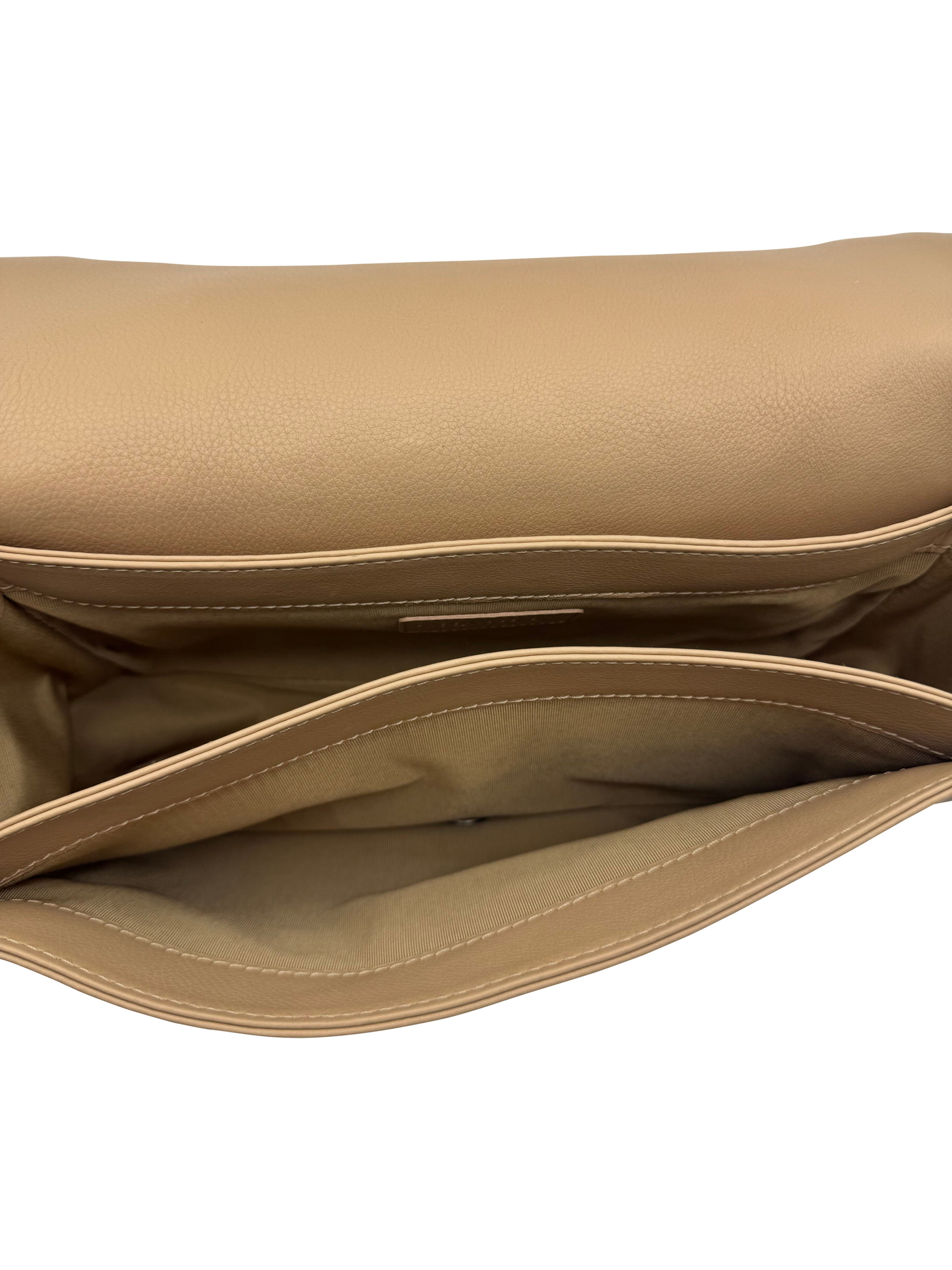 Chanel Medium Le Boy Reversible Flap Bag Beige image 4