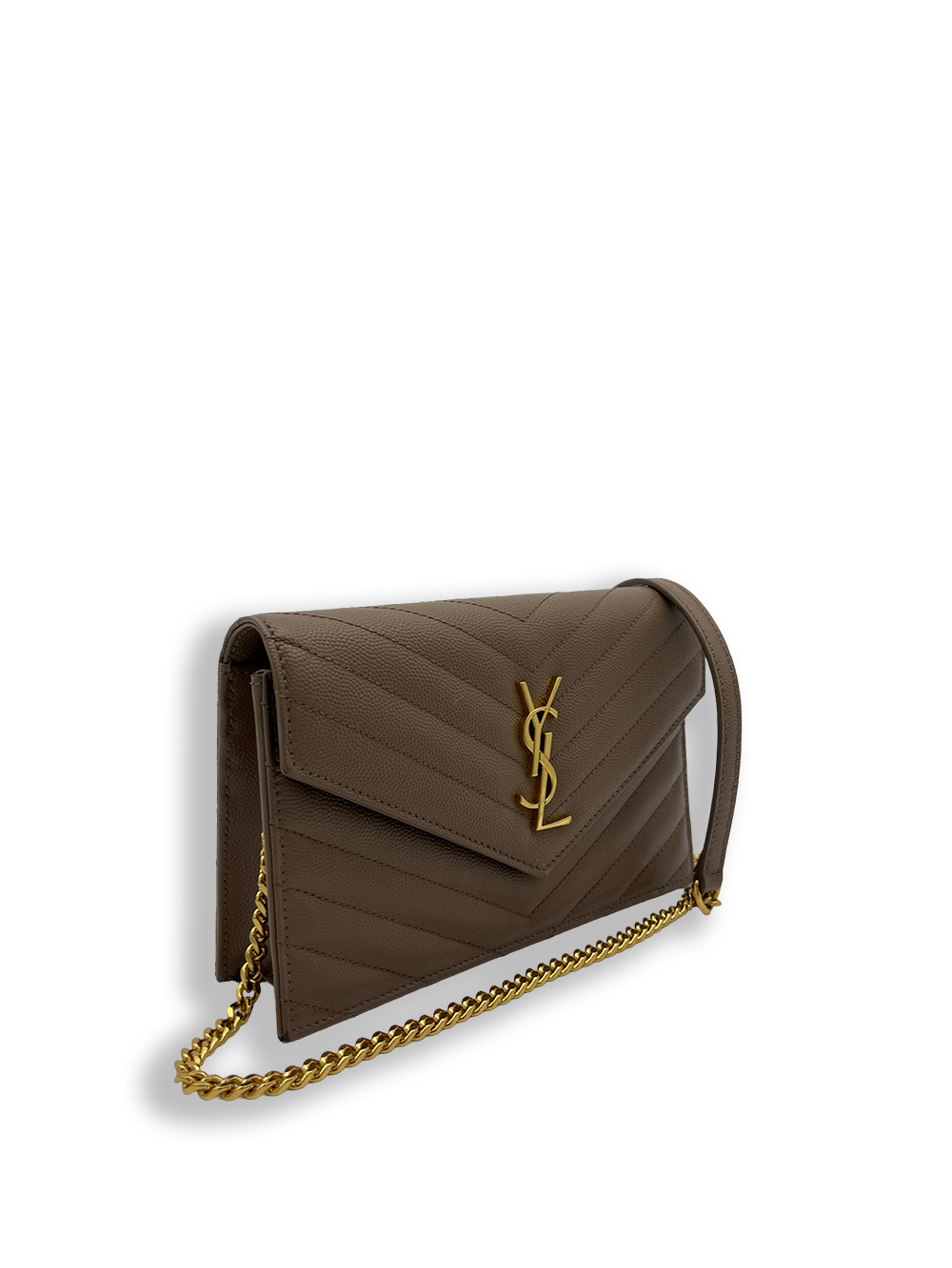 YSL Cassandre Envelope Chain Wallet Bag — pre-loved Saint Laurent at The Handbag Room Australia