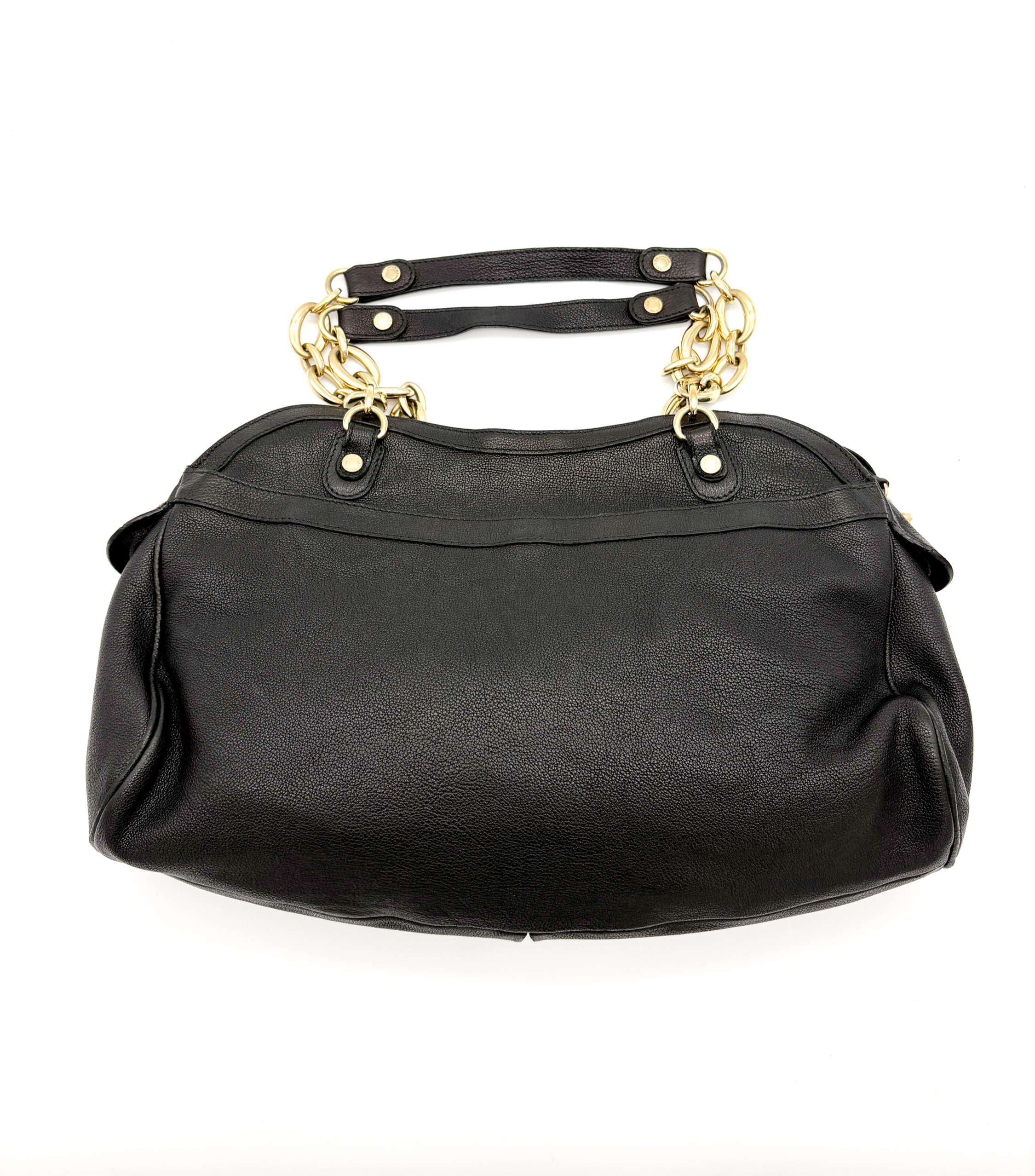 Bvlgari Black Leather Handbag image 2