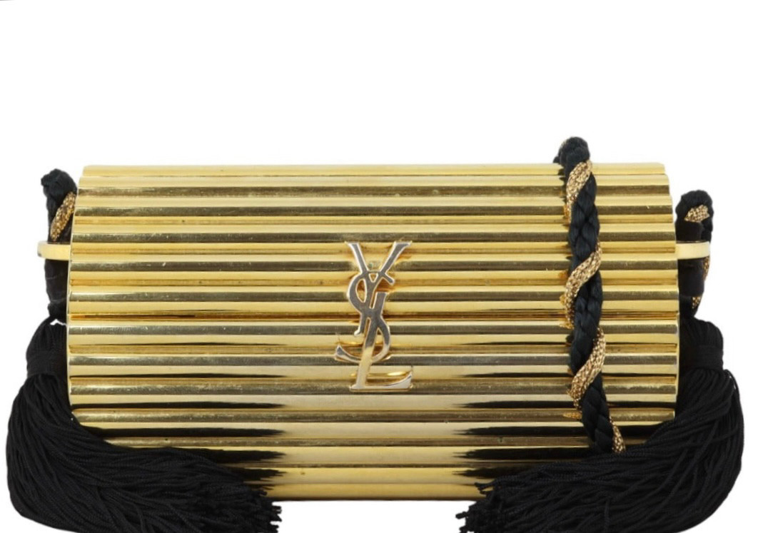 YSL Saint Laurent Opium Tasseled Leather Shoulder Bag image 5