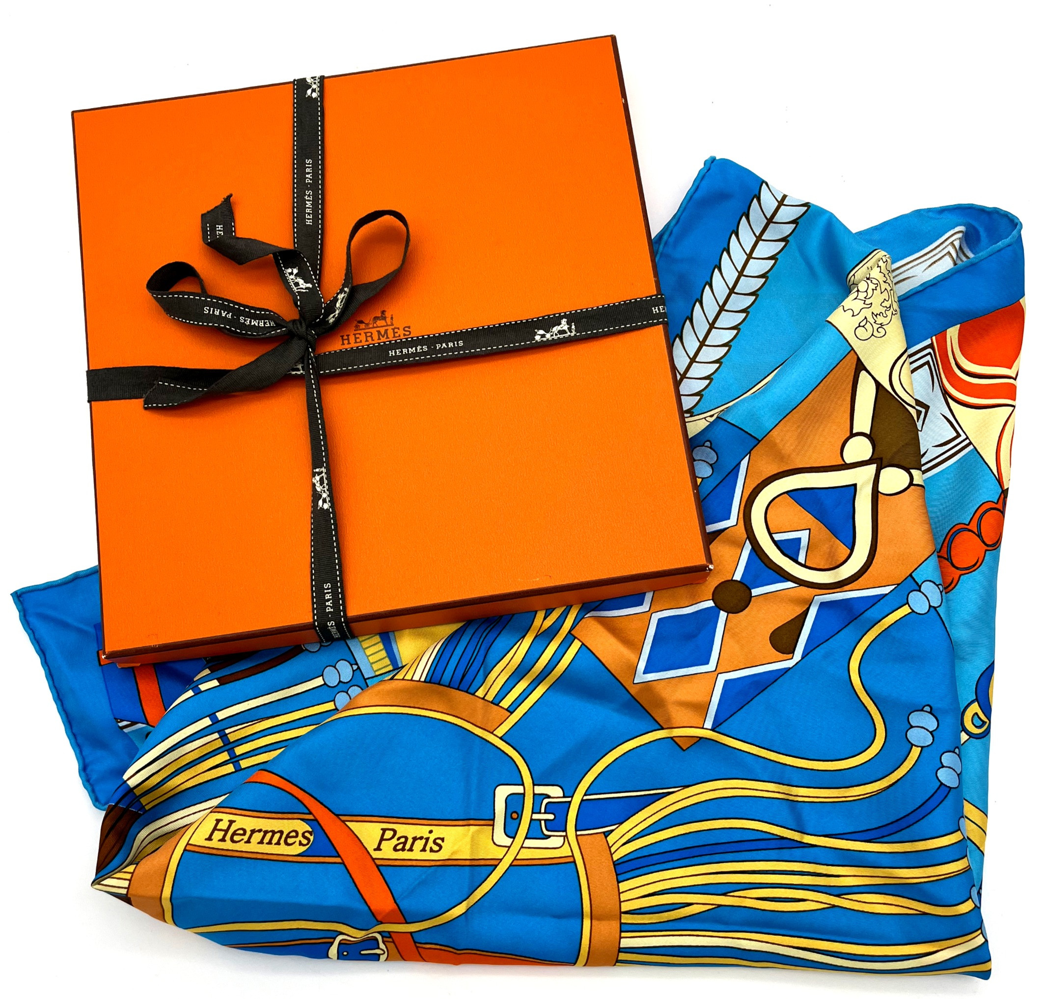 Hermes Scarf 90 — pre-loved Hermès at The Handbag Room Australia