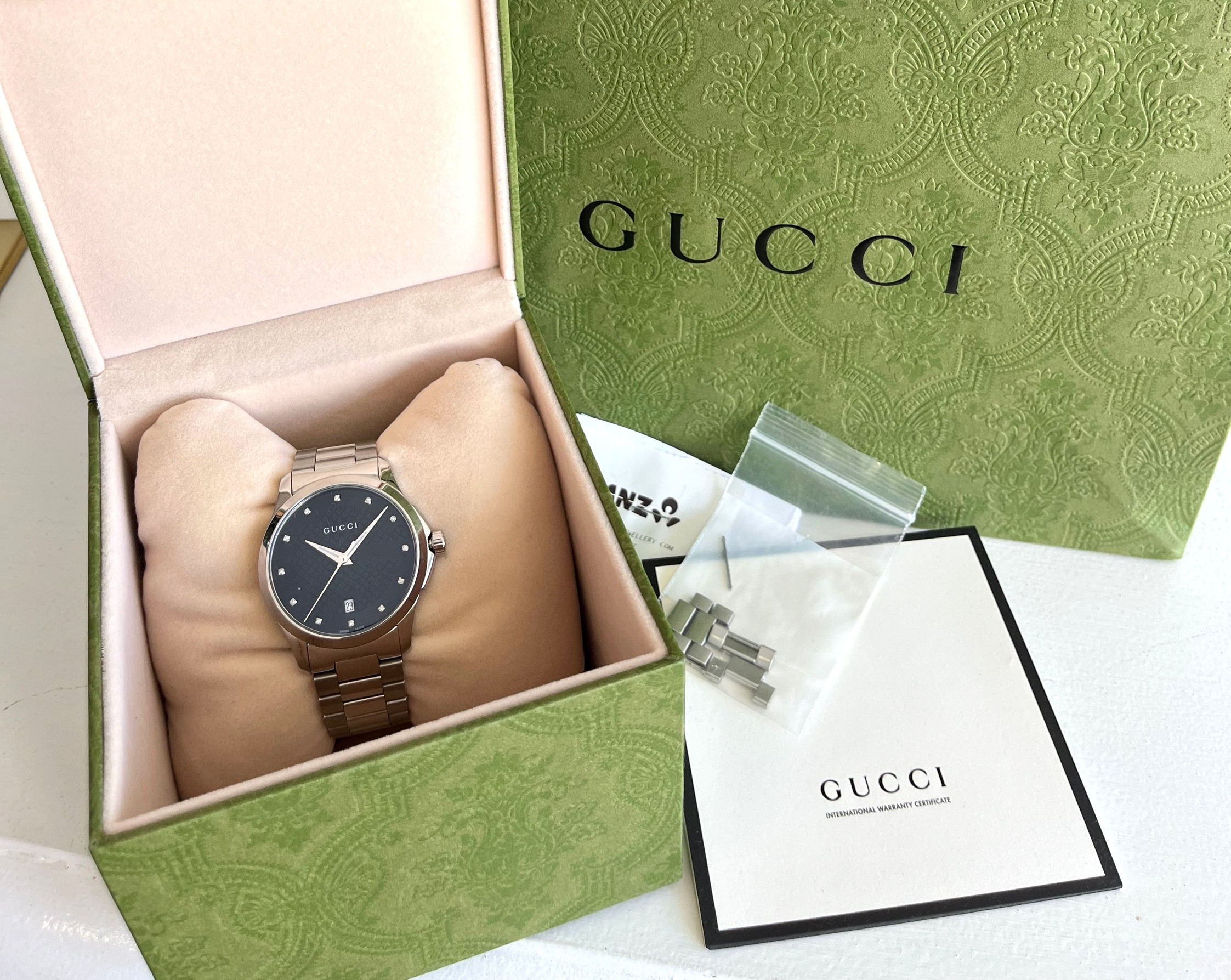 Gucci G-Timeless Quartz — pre-loved Gucci at The Handbag Room Australia