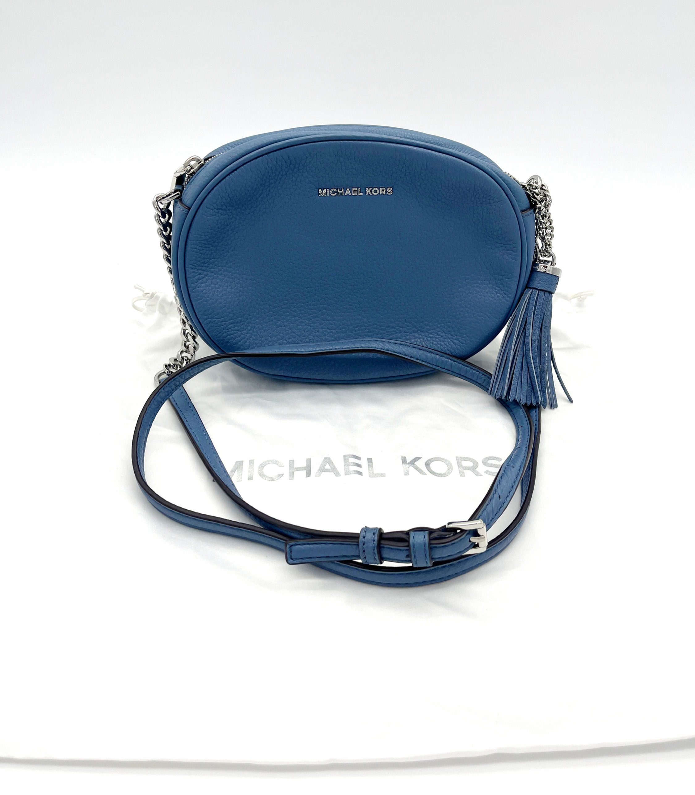 Michael Kor Ginny Medium Leather Shoulder Bag image 8