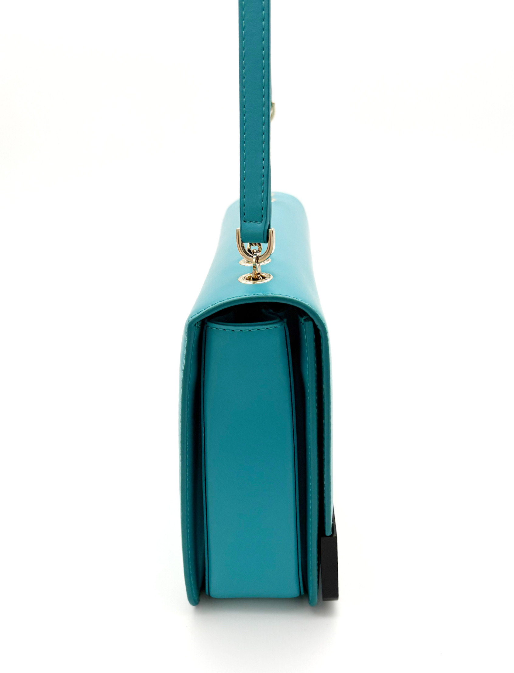 Bvlgari Turquoise Leather Crossbody Bag image 4