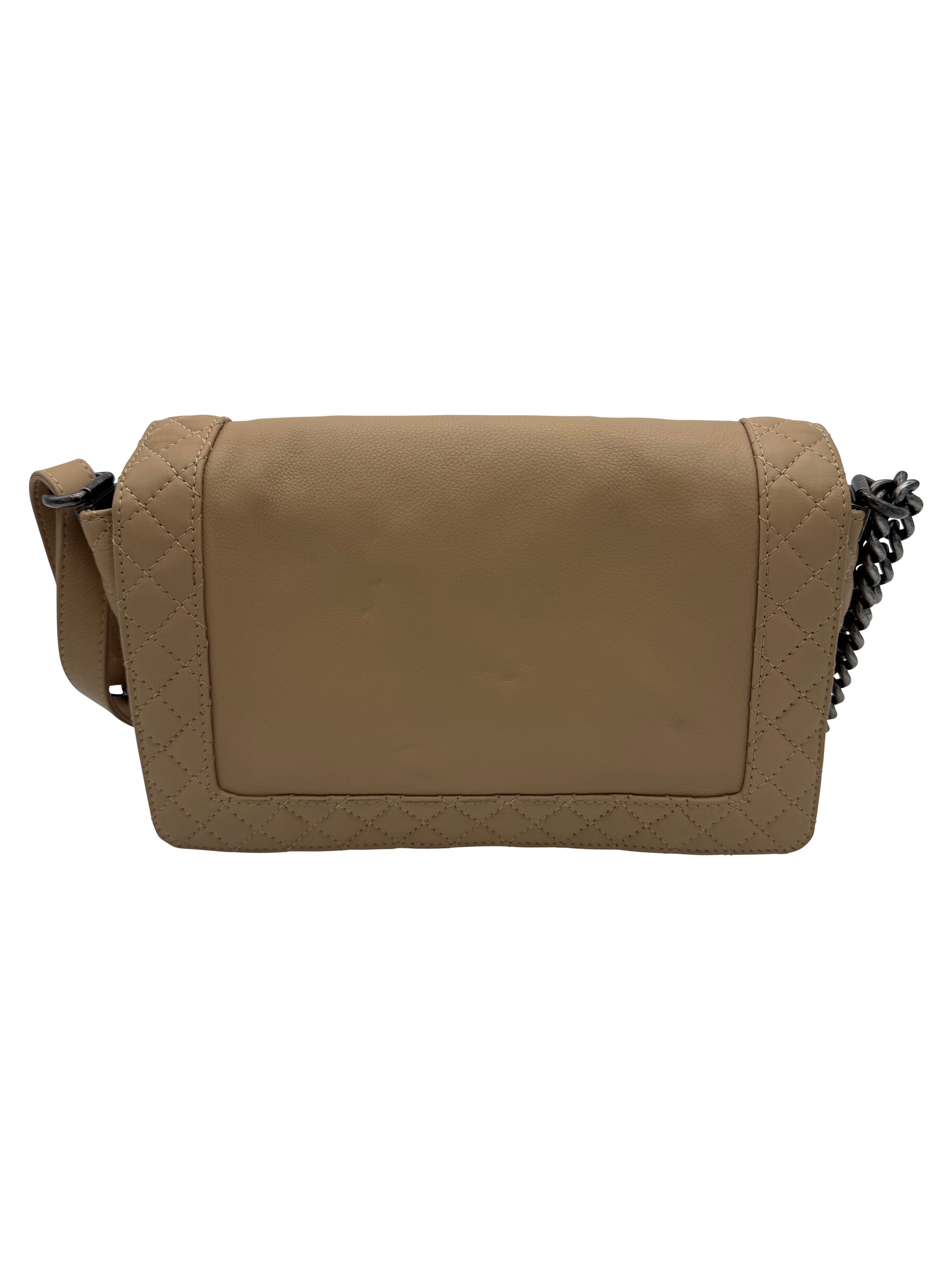Chanel Medium Le Boy Reversible Flap Bag Beige image 7