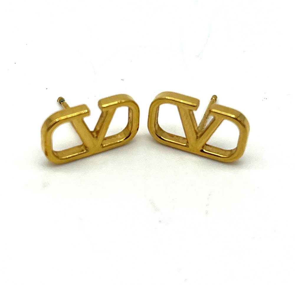 Valentino V Logo Earrings — image 1