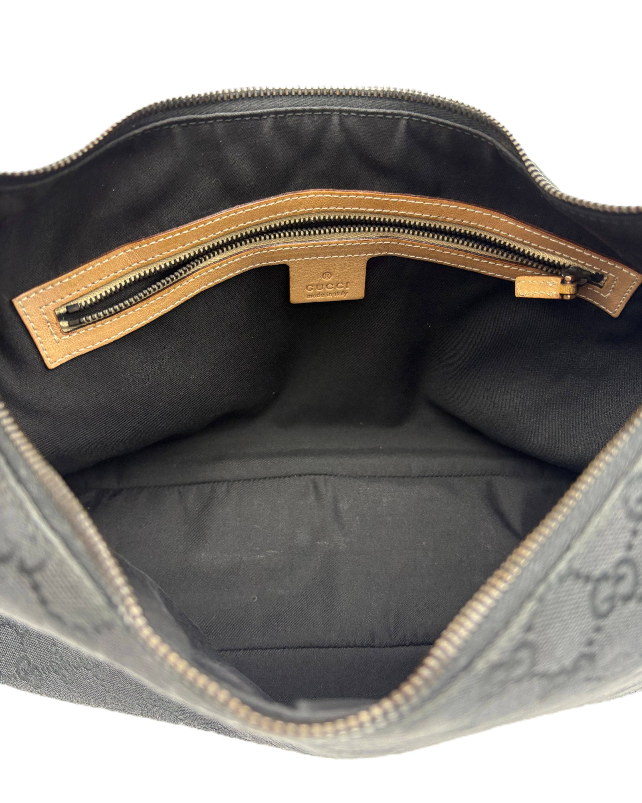 Gucci GG Canvas Horsebit Shoulder Bag