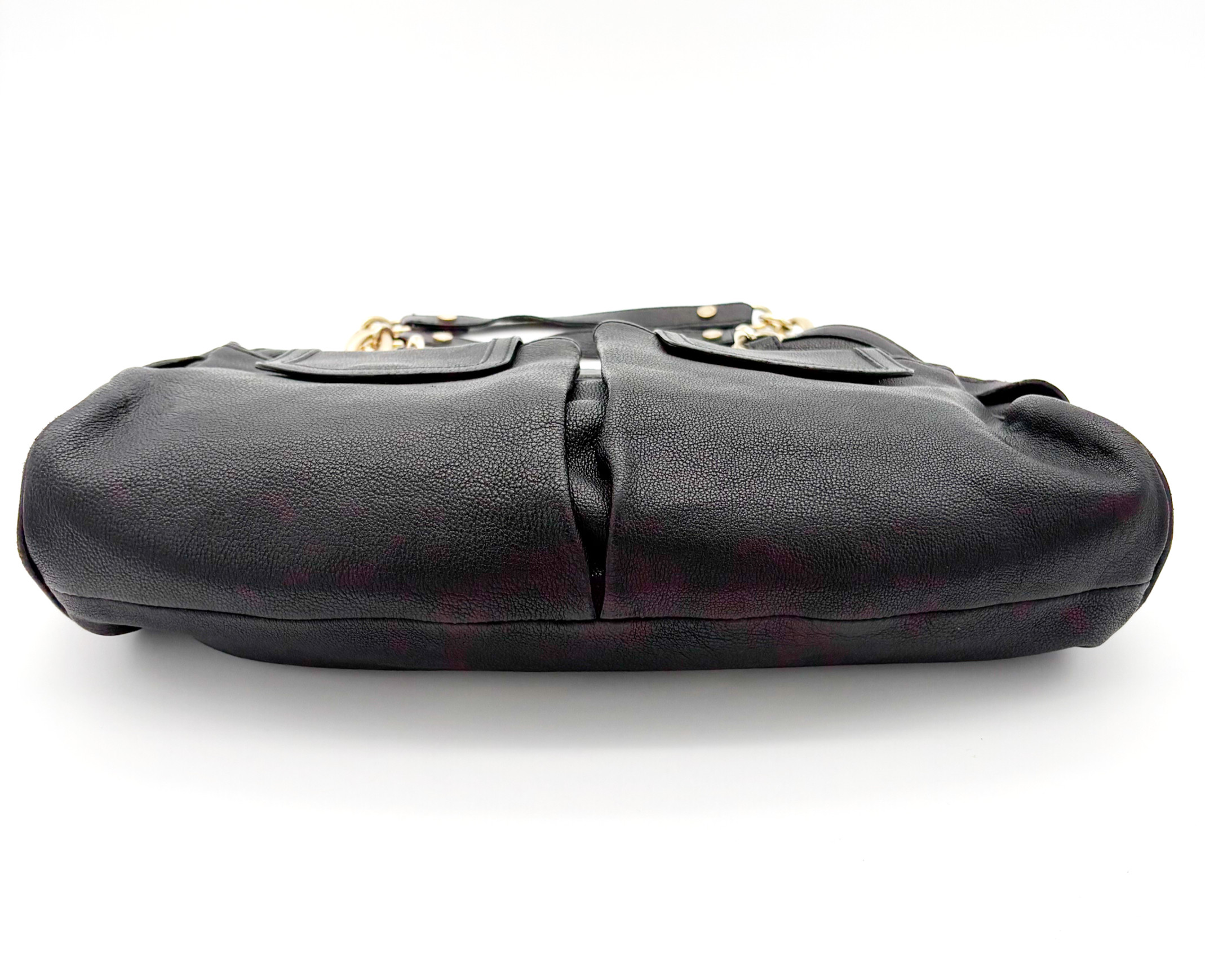 Bvlgari Black Leather Handbag image 3