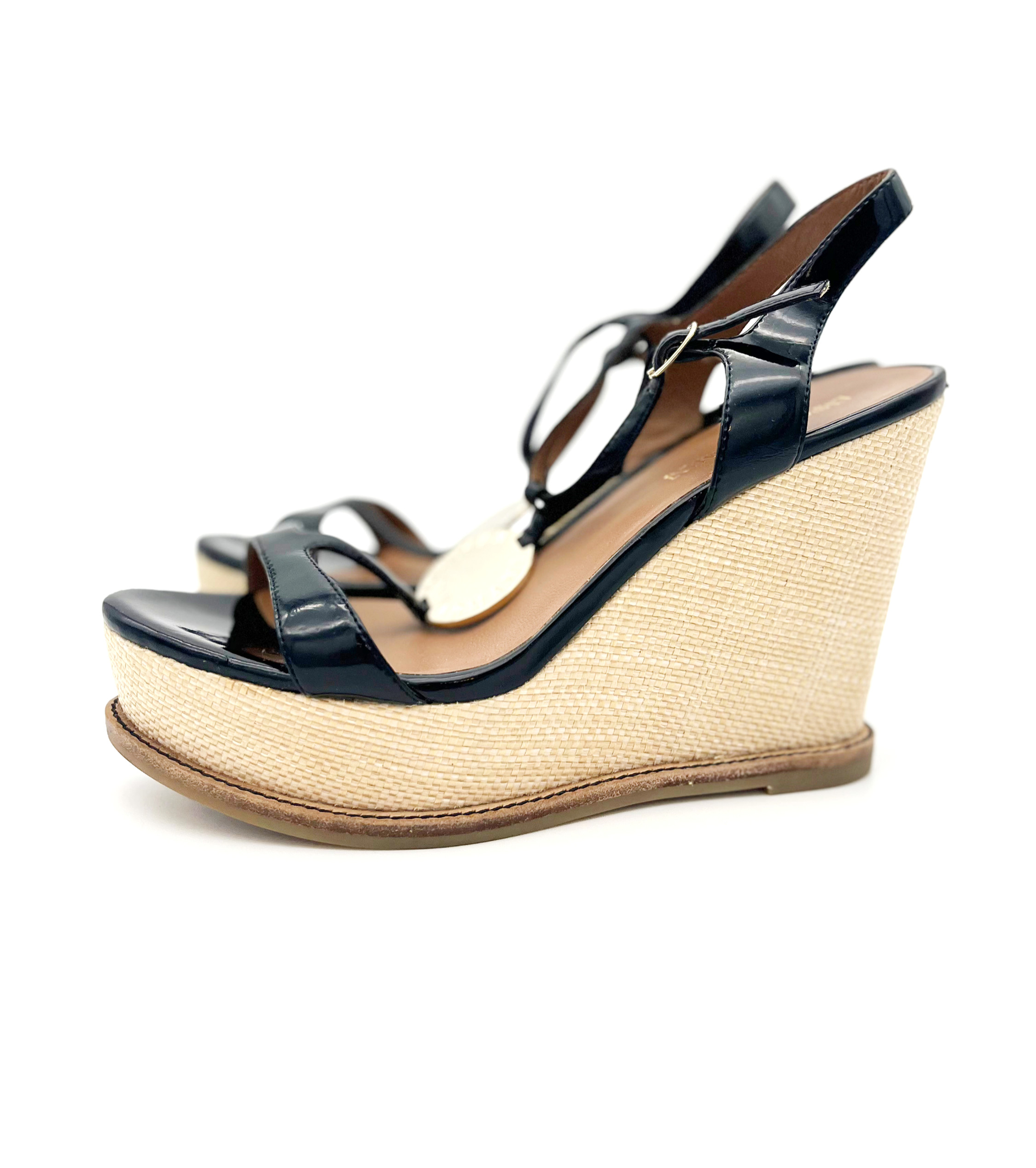 Emporio Armani Woven Wedge Sandals image 2