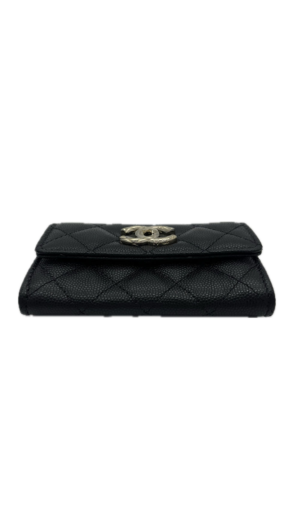 Thumbnail: Chanel Carviar Small Black Wallet
