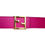 Thumbnail: Fendi Pink FF Logo Leather Belt – Size 40