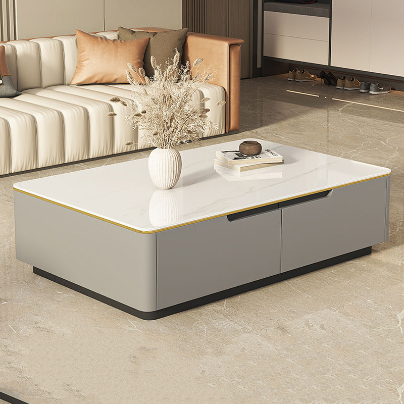 Thumbnail: Table basse moderne en bois – style nordique avec rangement
