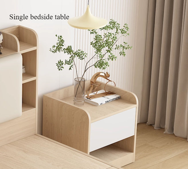Thumbnail: Lit double en bois – style minimaliste japonais avec rangements
