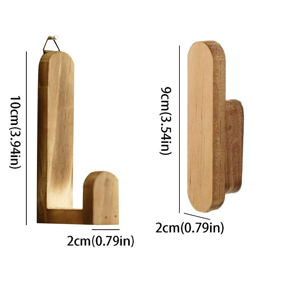 Thumbnail: Étagère murale en bois massif – style bohème