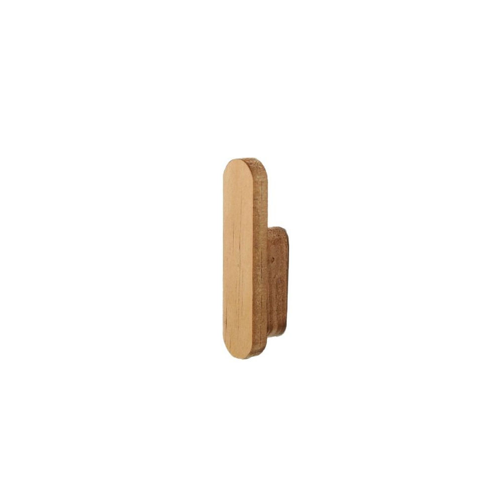 Thumbnail: Étagère murale en bois massif – style bohème