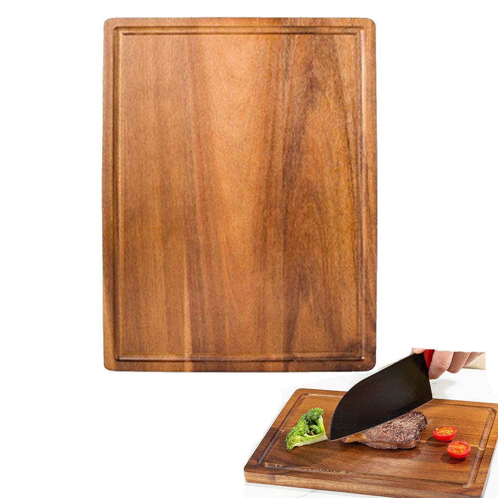 Planche à découper / charcuterie en bois double face