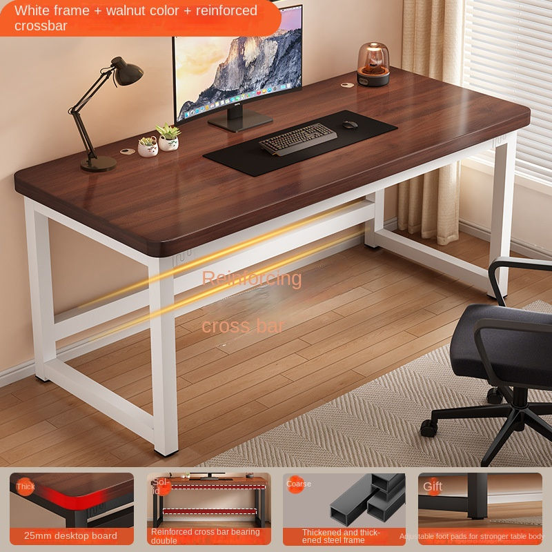 Thumbnail: Bureau informatique en bois massif – bureau d'étude